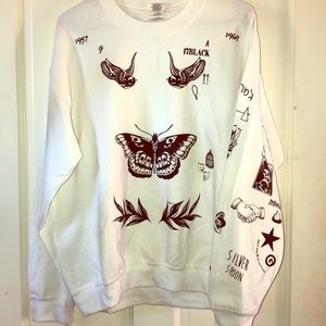 Harry styles tattoo sweatshirt